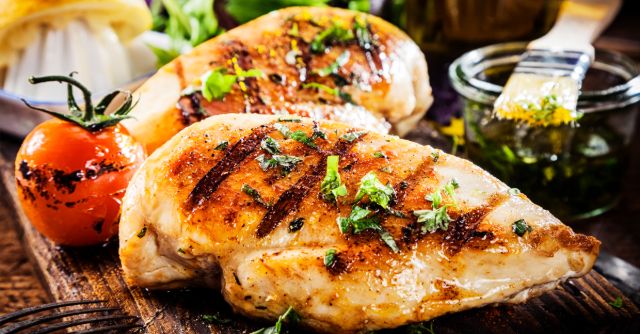 giảm cân bằng ức gà