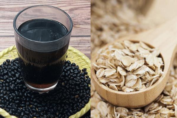 Giảm cân bằng yến mạch và đậu đen